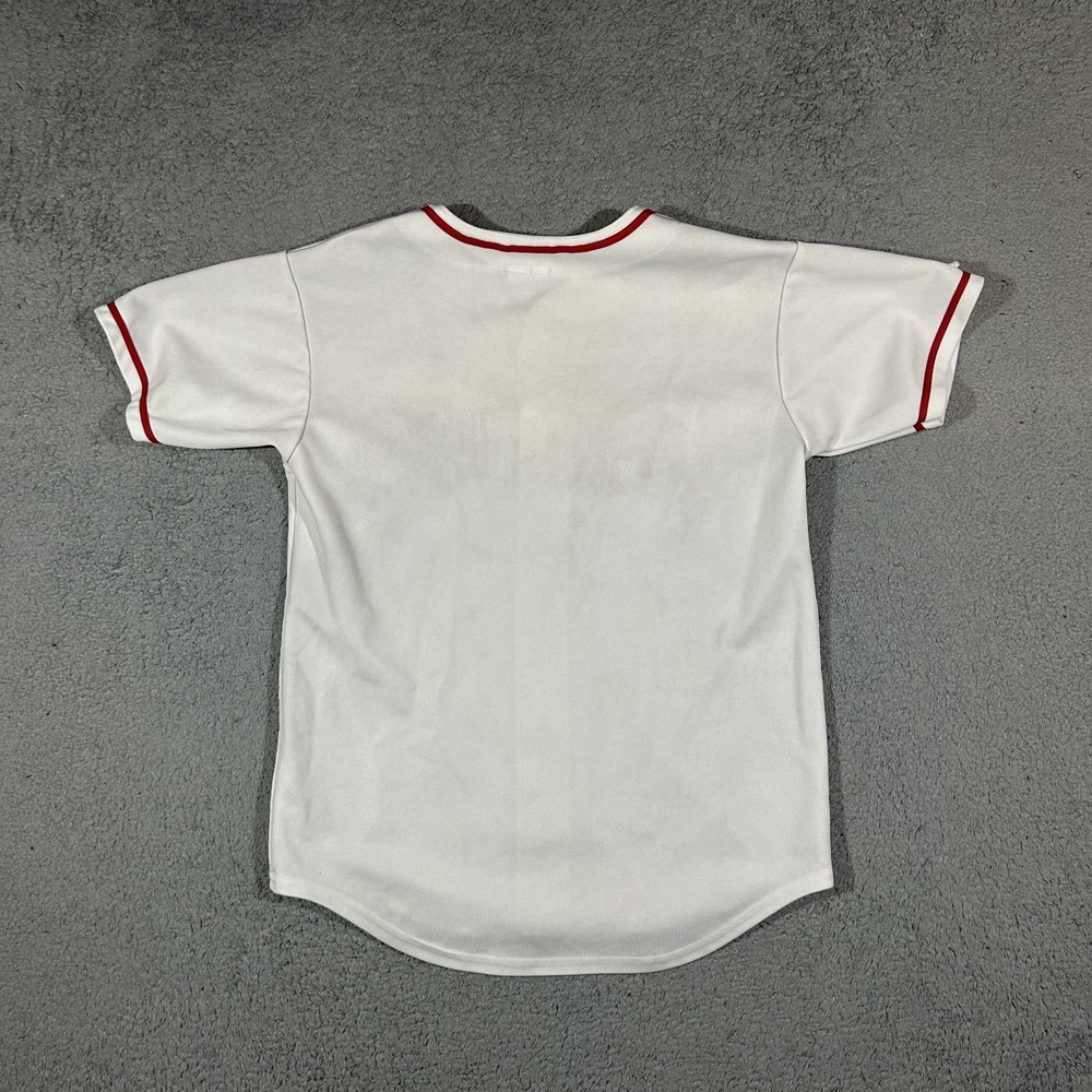 Majestic White Baseball Jersey Los Angeles Angels Youth Size Large #3775 - Picture 3 of 11